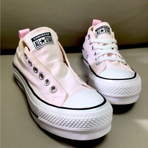Converse All*Star Lt.Pink Canvas Women's Platform Sneaker 6.5
